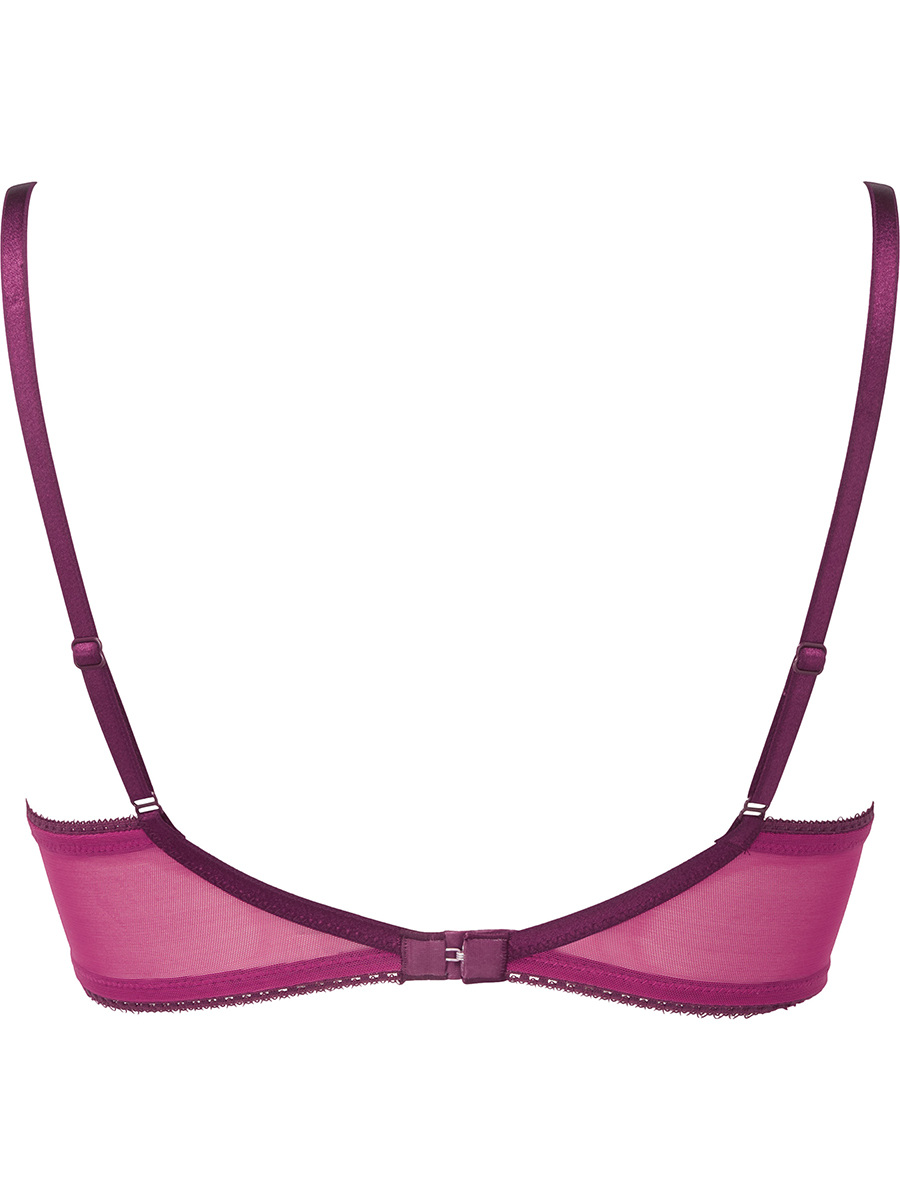 Swirl Padded Plunge Bra Raspberry Lingerie Sets Gossard