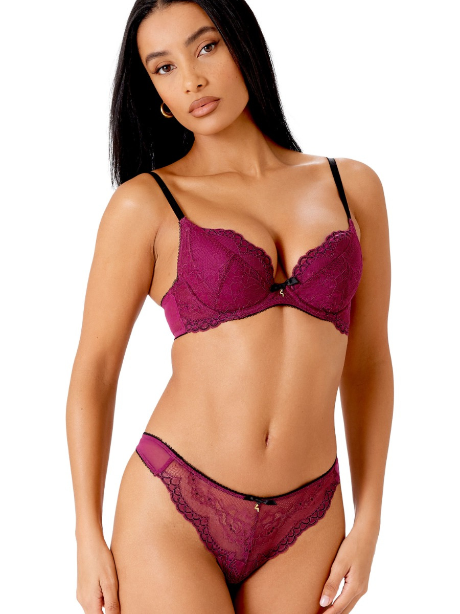 Superboost Lace Thong Purple Potion Lingerie Gossard