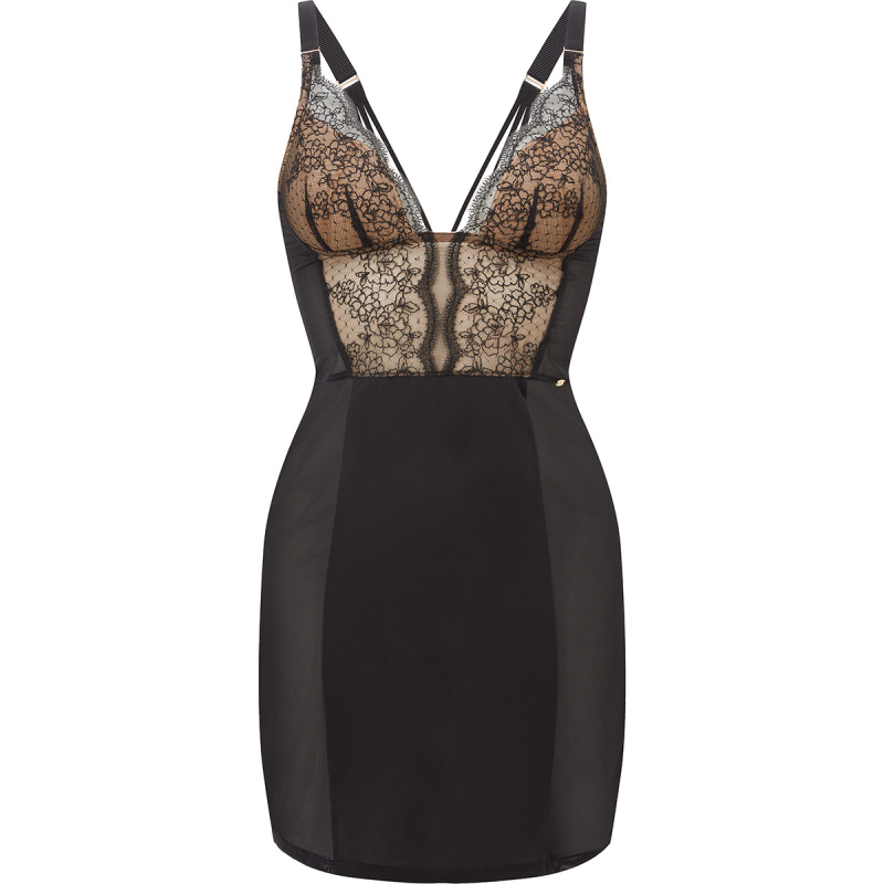 VIP Devotion Plunging Slip Luxury Lingerie Gossard