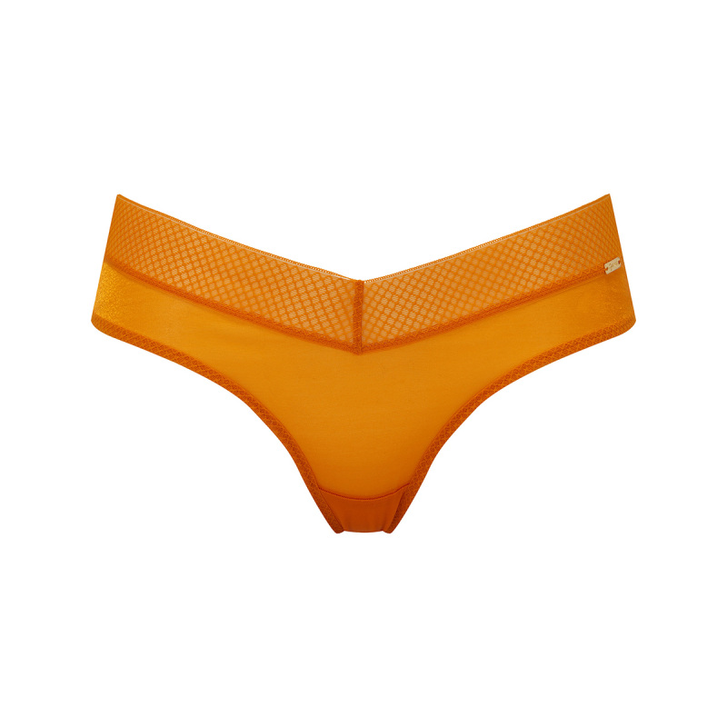 Cheeky Knicker Short Mango Sorbet Glossies Lingerie Gossard