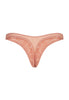 Back cutout view of Gossard cafe crème  Thong