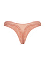 Back cutout view of Gossard cafe crème  Thong