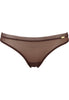 Front cutout view of Gossard rich brown  Brief