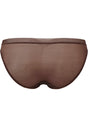 Back cutout view of Gossard rich brown  Brief