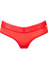 Front cutout view of Gossard salsa red  Short