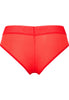 Back cutout view of Gossard salsa red  Short