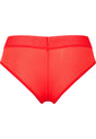 Back cutout view of Gossard salsa red  Short