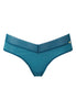 Front cutout view of Gossard teal  Short