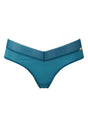 Front cutout view of Gossard teal  Short