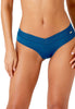 Front view of a women model wearing Gossard teal  Short
