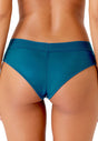 Back view of a women model wearing Gossard teal  Short