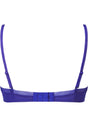 Back cutout view of Gossard spectrum blue microfibre Sheer Bra