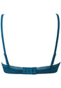 Back cutout view of Gossard teal microfibre Sheer Bra