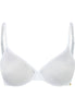 Front cutout view of Gossard white  Sheer Bra
