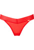 Front cutout view of Gossard salsa red  Thong