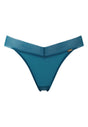 Front cutout view of Gossard teal  Thong