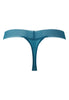 Back cutout view of Gossard teal  Thong