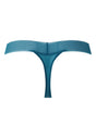 Back cutout view of Gossard teal  Thong
