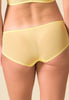 Back view of a women model wearing Gossard lemon microfibre Short