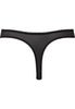 Back cutout view of Gossard black/ivory rose microfibre Thong