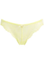 Front cutout view of Gossard lemon microfibre Thong