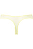 Back cutout view of Gossard lemon microfibre Thong
