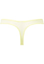 Back cutout view of Gossard lemon microfibre Thong