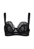 Back cutout view of Gossard black  Balcony