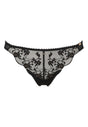 Front cutout view of Gossard black  Thong