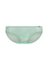 Front cutout view of Gossard brook green microfibre Brief