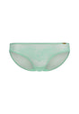 Front cutout view of Gossard brook green microfibre Brief