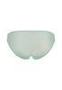 Back cutout view of Gossard brook green microfibre Brief