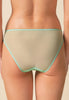 Back view of a women model wearing Gossard brook green microfibre Brief