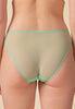 General view of a women model wearing Gossard brook green microfibre Brief
