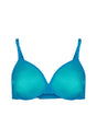 Front cutout view of Gossard atomic blue microfibre Sheer Bra