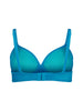 Back cutout view of Gossard atomic blue microfibre Sheer Bra