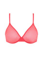 Front cutout view of Gossard paradise pink microfibre Sheer Bra