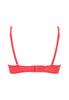 Back cutout view of Gossard paradise pink microfibre Sheer Bra