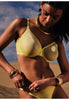 General view of a women model wearing Gossard sunny lime microfibre Sheer Bra