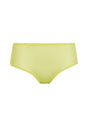 Front cutout view of Gossard sunny lime microfibre Short