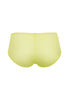Back cutout view of Gossard sunny lime microfibre Short