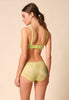 General view of a women model wearing Gossard sunny lime microfibre Short