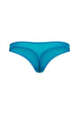 Back cutout view of Gossard atomic blue microfibre Thong