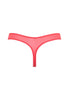 Back cutout view of Gossard paradise pink microfibre Thong