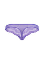Back cutout view of Gossard purple hebe microfibre Thong