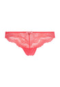 Front cutout view of Gossard sugar coral microfibre Thong