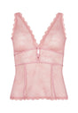 Front cutout view of Gossard soft pink  Cami