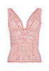 Back cutout view of Gossard soft pink  Cami