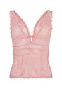 Back cutout view of Gossard soft pink  Cami