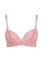 Back cutout view of Gossard soft pink  Padded Plunge Bra